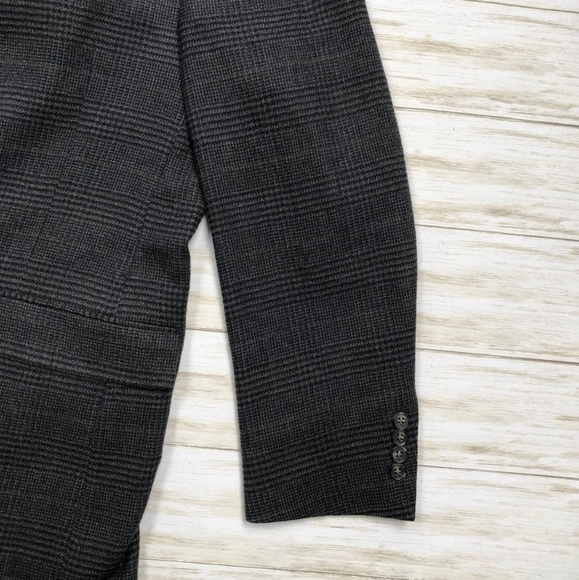 Tommy Hilfiger Tweed Plaid Sports Blazer Coat - Picture 4 of 6